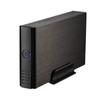 Caja externa aluminio 3.5 USB 2.0 / Ide- Sata Tooq negra  TQE-3520B