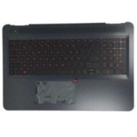 Top case + Teclado compatible para portátil HP Omen 15-AX Negro