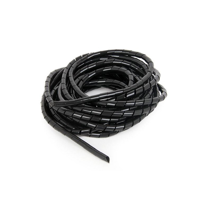 Organizador de cables en espiral 12mm / 10m / Negro / Cm-wr1210-01