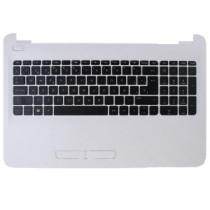 Top case + Teclado compatible para portátil HP 15-AY / 15-BA Plata
