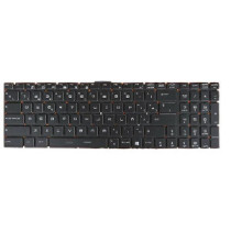 Teclado compatible para portátil MSI Gt72 / Gt62 / Ge62 / Ge72 / Ge73 / Gs60 / Gs70 / Retroiluminado / Negro
