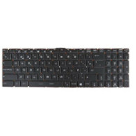 Teclado compatible para portátil MSI Gt72 / Gt62 / Ge62 / Ge72 / Ge73 / Gs60 / Gs70 / Retroiluminado / Negro