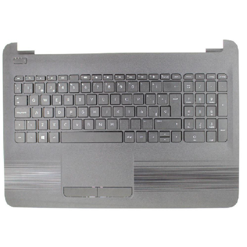Top case + Teclado compatible para portátil HP 15-AY / 15-BA Negro