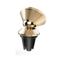 Soporte de coche para Movil magnetico rejilla Et797 / 360 Grados / Oro / Mtk