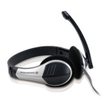 Auriculares con Microfono Conceptronic Polona / estereo / Jack 3.5mm / VoIp / negro - plata / CCHATSTAR2