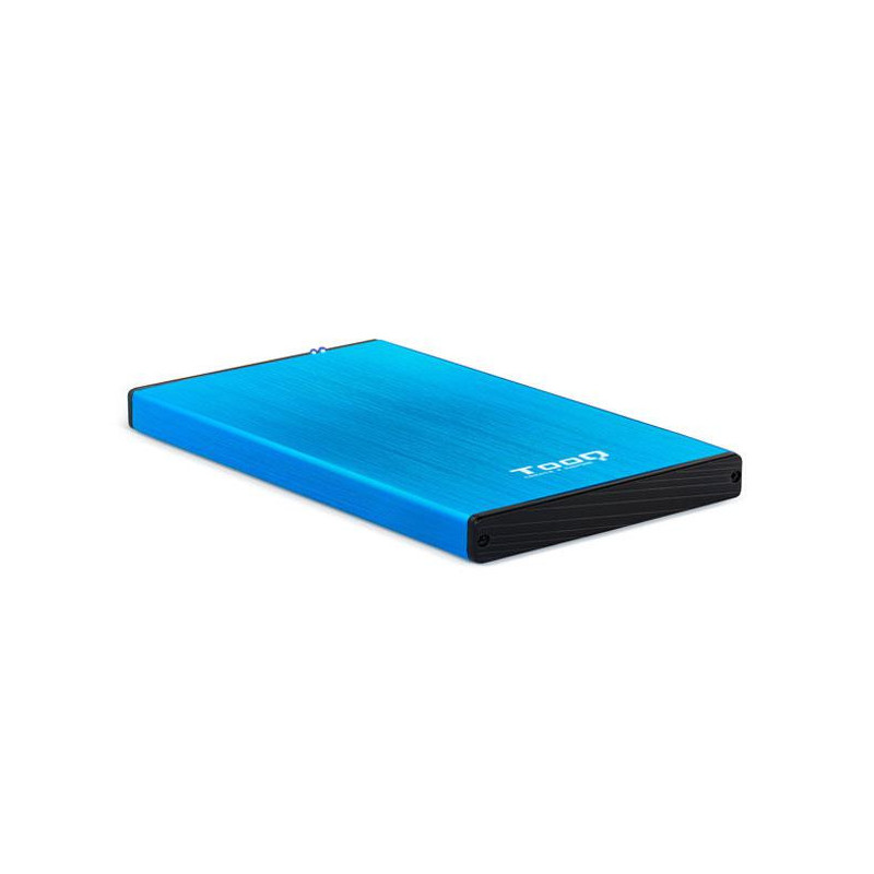 Caja externa aluminio 2.5 USB 3.1 Sata Tooq Azul 9.5mm TQE-2527BL