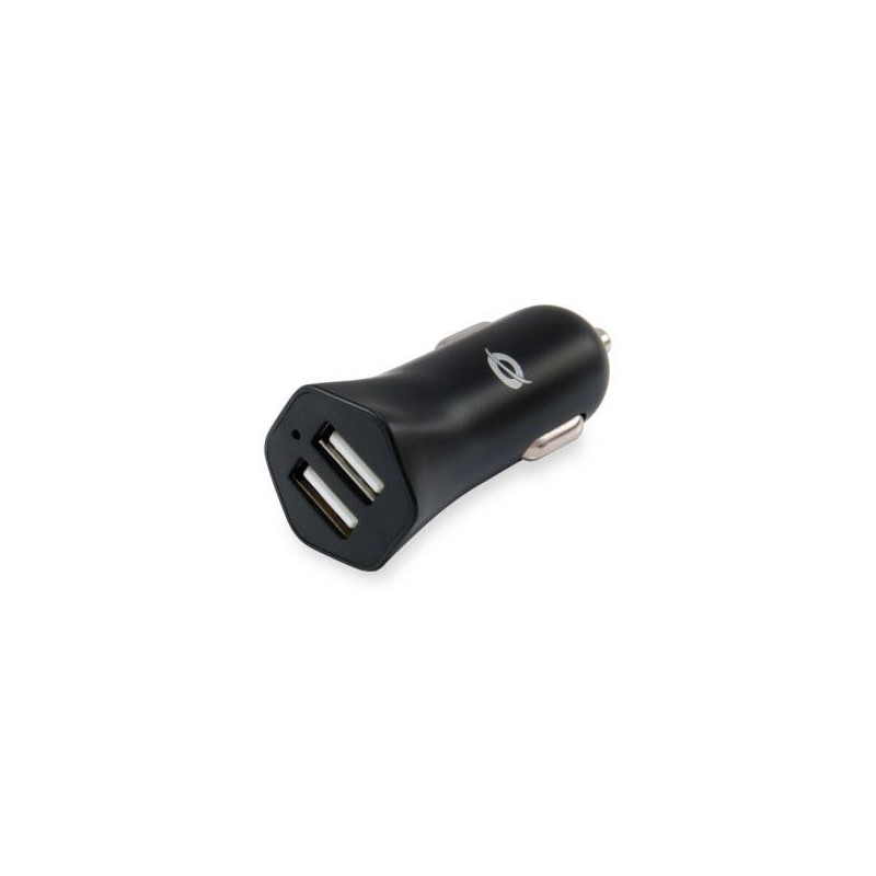 Cargador de coche-mechero Usb x2 / 12w / Carden03b / Conceptronic