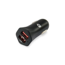 Cargador de coche-mechero Usb x2 / 24w / Carden04b / Conceptronic