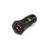 Cargador de coche-mechero Usb x2 / 24w / Carden04b / Conceptronic
