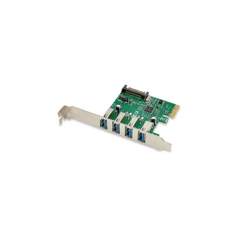 Tarjeta controladora Conceptronic Pci Express USB 3.0 / 4 Puertos / Incluye soporte LP / EMRICK02G