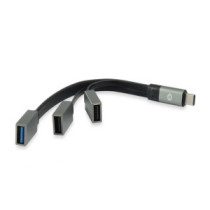 Hub Type-C a 1xUsb 3.1 / 2xUsb 2.0 / Gris / HUBBIES01G / Conceptronic