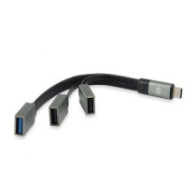 Hub Type-C a 1xUsb 3.1 / 2xUsb 2.0 / Gris / HUBBIES01G / Conceptronic