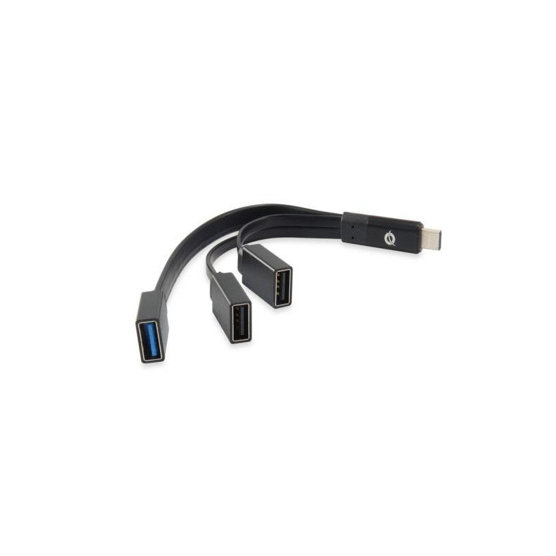 Hub Type-C a 1xUsb 3.1 / 2xUsb 2.0 / Negro / HUBBIES01B / Conceptronic