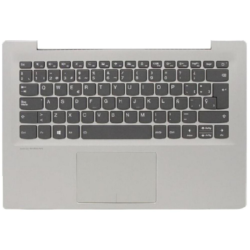 Top case + Teclado compatible para portátil LENOVO 520S-14IKB Plata
