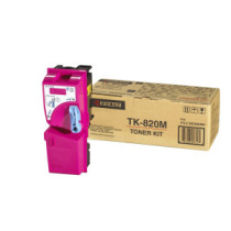 Tóner original kyocera tk 820m magenta 7.000 páginas