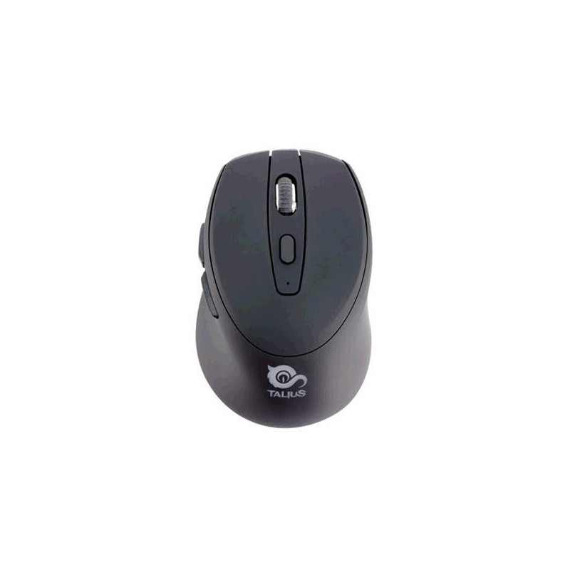 Raton inalámbrico RF + Bluetooth Recargable Talius MO-701 / 2400 Dpi / Bateria 500Mah / Negro