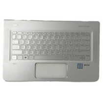 Top case + Teclado compatible para portátil HP envy 13-D Plata