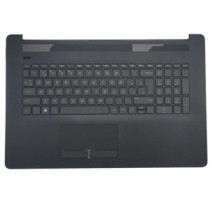 Top case + Teclado compatible para portátil HP 17-BS / 17-BY Negro brillo Intro vertical