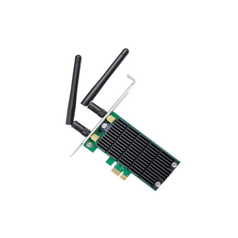 Tarjeta de red PCI-E Wifi Archer T4E Dual Band ac1200 2 antenas desmontables TP-Link