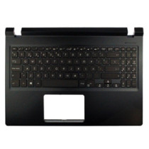 Top case + Teclado compatible para portátil ASUS X560 Negro