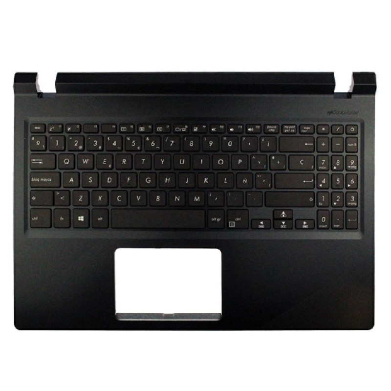Top case + Teclado compatible para portátil ASUS X560 Negro