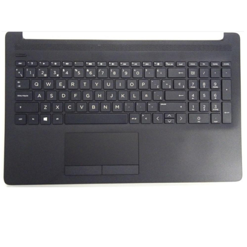Top case + Teclado compatible para portátil HP 15-DA / 15-DB Negro