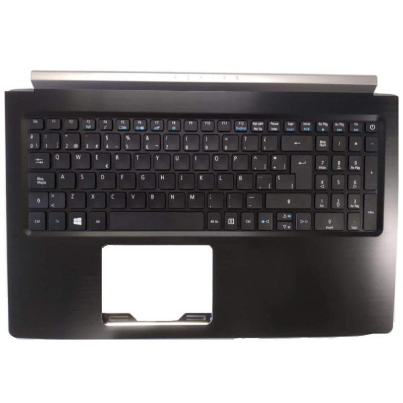 Top case + Teclado compatible para portátil ACER A515-51 Negro