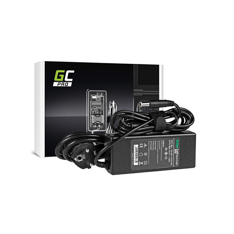 Cargador compatible para portátil DELL 90W 19.5V 4.62A (IC) 7.4x5.0 mm GREENCELL