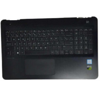 Top case + Teclado compatible para portátil HP 15-BC Negro