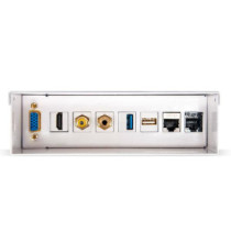 Caja conexiones multimedia de pared / Nanocable / 10.35.0003 / Blanco