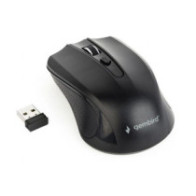 Raton óptico inalambrico Gembird / 4 Botones / 1600 Dpi / Negro / Musw-4b-04