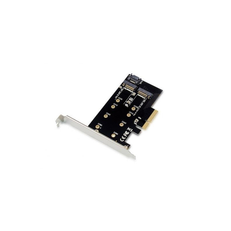 Tarjeta controladora Conceptronic Pci Express Gen 3.0 X4 / 2 Puertos M.2 SSD / EMRICK04B