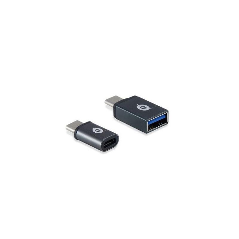Kit adaptadores Conceptronic Donn / Usb 3.0 a Type-c 3.1 H/M / MicroUsb a Type-C 3.1  H/M / DONN04G