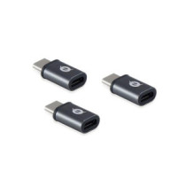 Adaptador OTG Type-C 3.1 Macho a MicroUsb Hembra Conceptronic Doon / Pack 3 uds / DONN05G