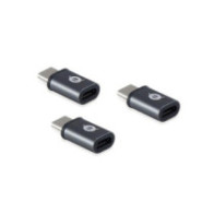 Adaptador OTG Type-C 3.1 Macho a MicroUsb Hembra Conceptronic Doon / Pack 3 uds / DONN05G
