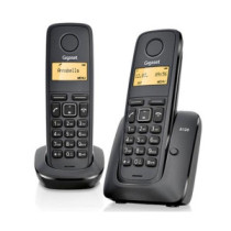 Telefono Inalámbrico Duo Dect Digital Gigaset A170 / Negro / L36852-h2802-d201