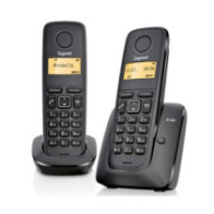Telefono Inalámbrico Duo Dect Digital Gigaset A170 / Negro / L36852-h2802-d201