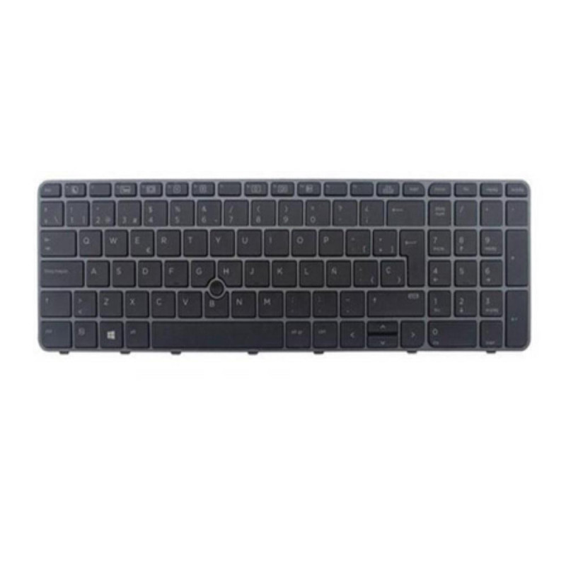 Teclado compatible para portátil HP 755 G3 / 850 G3 Marco Gris Retroiluminado + Pointstick