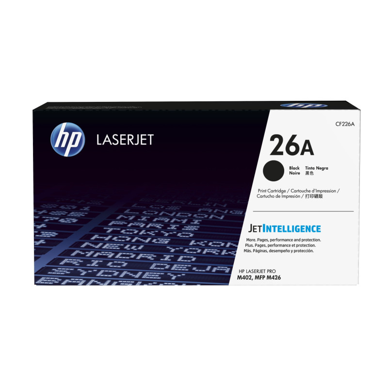 Tóner original hp cf226a negro 26a 3.100 páginas