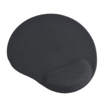 Alfombrilla con reposa muñecas gel negra Gembird MP-GEL-BK