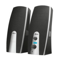 Altavoces Trust 2.0 Mila / Usb / 10w / Conexiones frontales / Negro / 16697