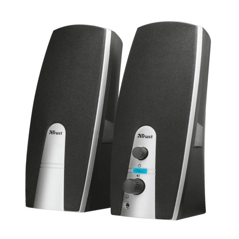 Altavoces Trust 2.0 Mila / Usb / 10w / Conexiones frontales / Negro / 16697