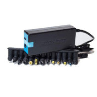 Cargador para portátil universal automático 90W / 13 conectores / Eightt / EC90