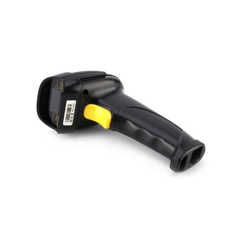 Lector codigo de barras laser Eightt + Soporte / 1D-2D-QR / Rs232 / Usb / Negro / ESC-2D
