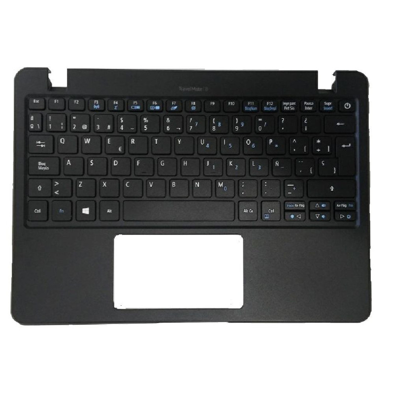 Top case + Teclado compatible para portátil ACER TMB117 Negro