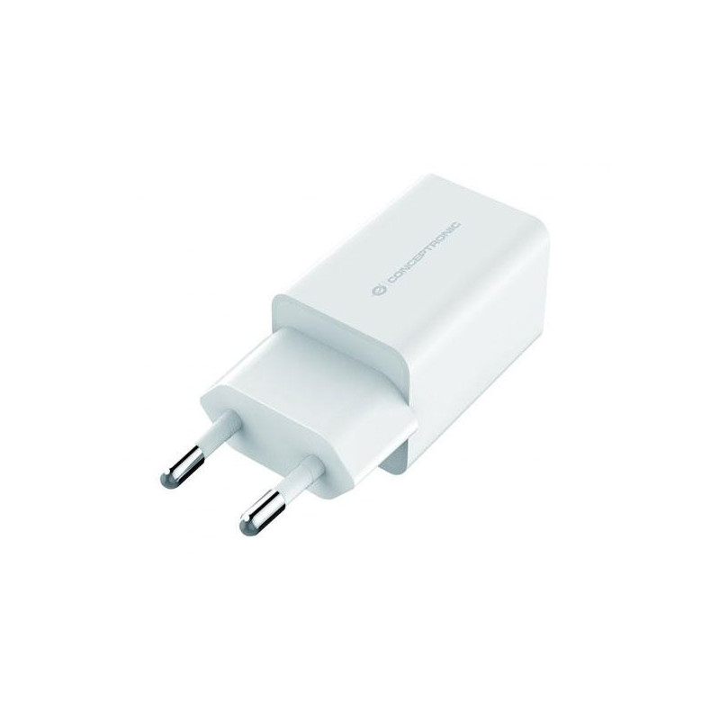 Cargador de red Usb x2 / 12w / Blanco / Althea Mini / Conceptronic / ALTHEA06W