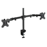 Soporte de mesa para 2 Monitores/Tv 13-32 Pulgadas / Giratorio e inclinable / 2 Brazos / Db1232tn-b