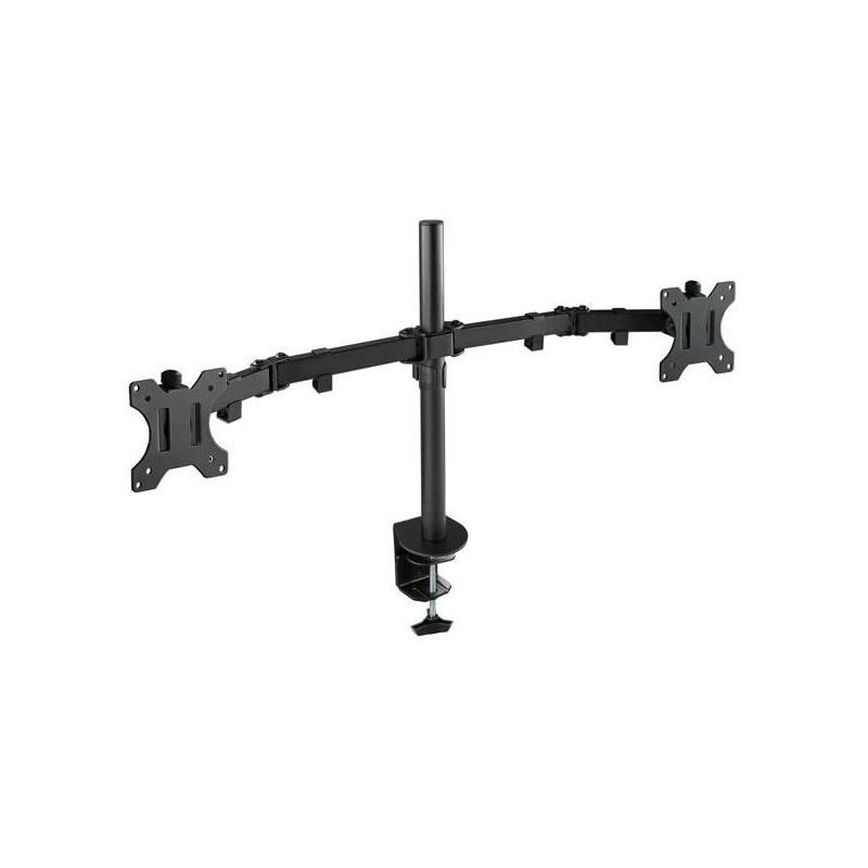 Soporte de mesa para 2 Monitores/Tv 13-32 Pulgadas / Giratorio e inclinable / 2 Brazos / Db1232tn-b