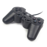 Mando PC Gaming Gembird  / Dual Vibracion / Cable 1.8m / Negro / JPD-UDV-01