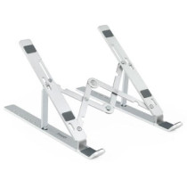 Soporte aluminio plegable para portatil Hasta 15\  Tooq TQLRS0033-AL / 7 niveles de altura / Tablets / Movil"